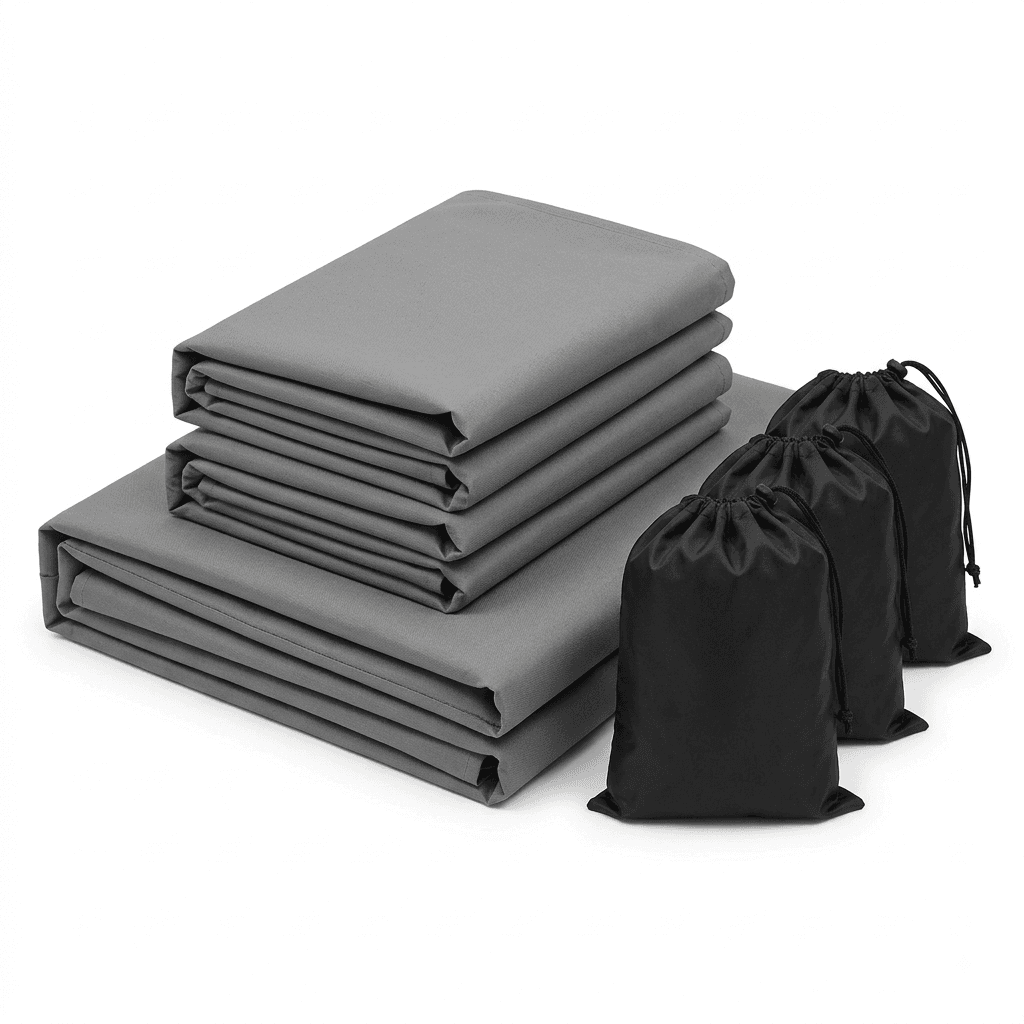 Thornstead weatherproof garden furniture cover set, folded